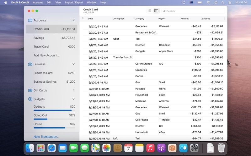 Debit And Credit Personal Finance Manager Review